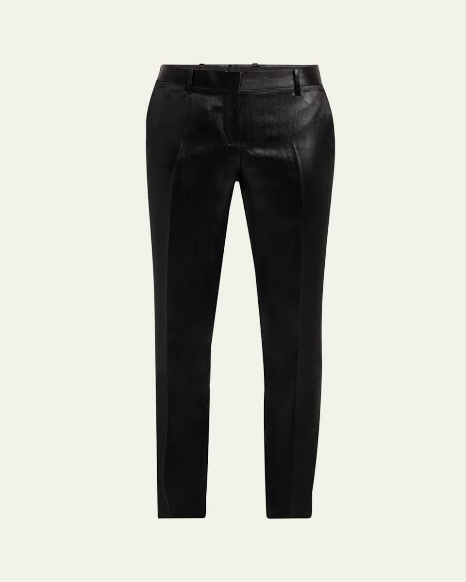Liquid Satin Tailored Pants